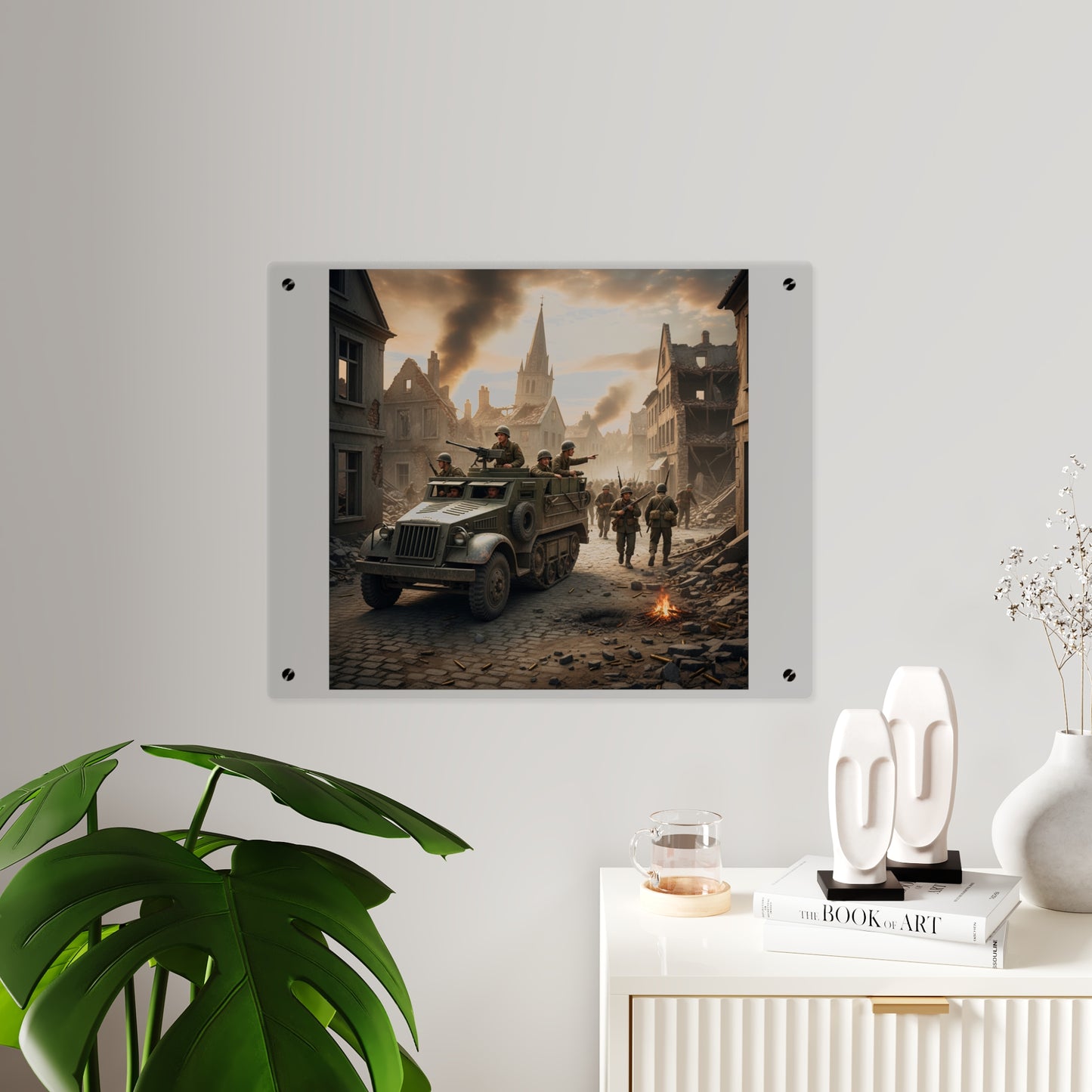 Acrylic Wall Art Panel - M3A1 Half-track