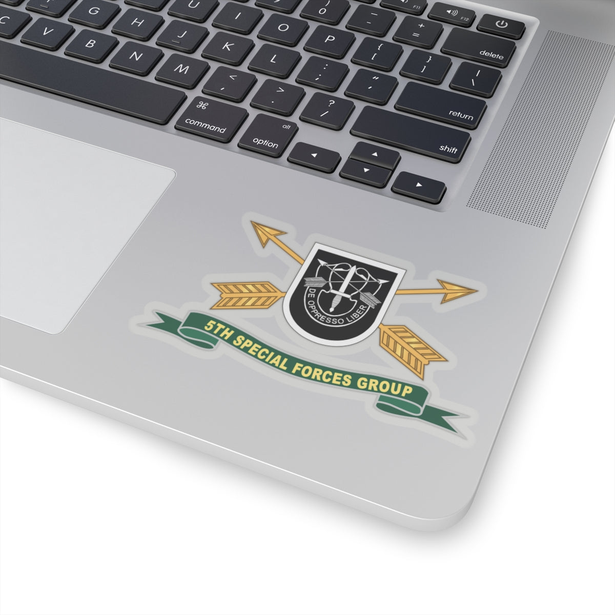 Kiss-Cut Stickers - 5th Special Forces Group - Flash w Br - Ribbon X 300