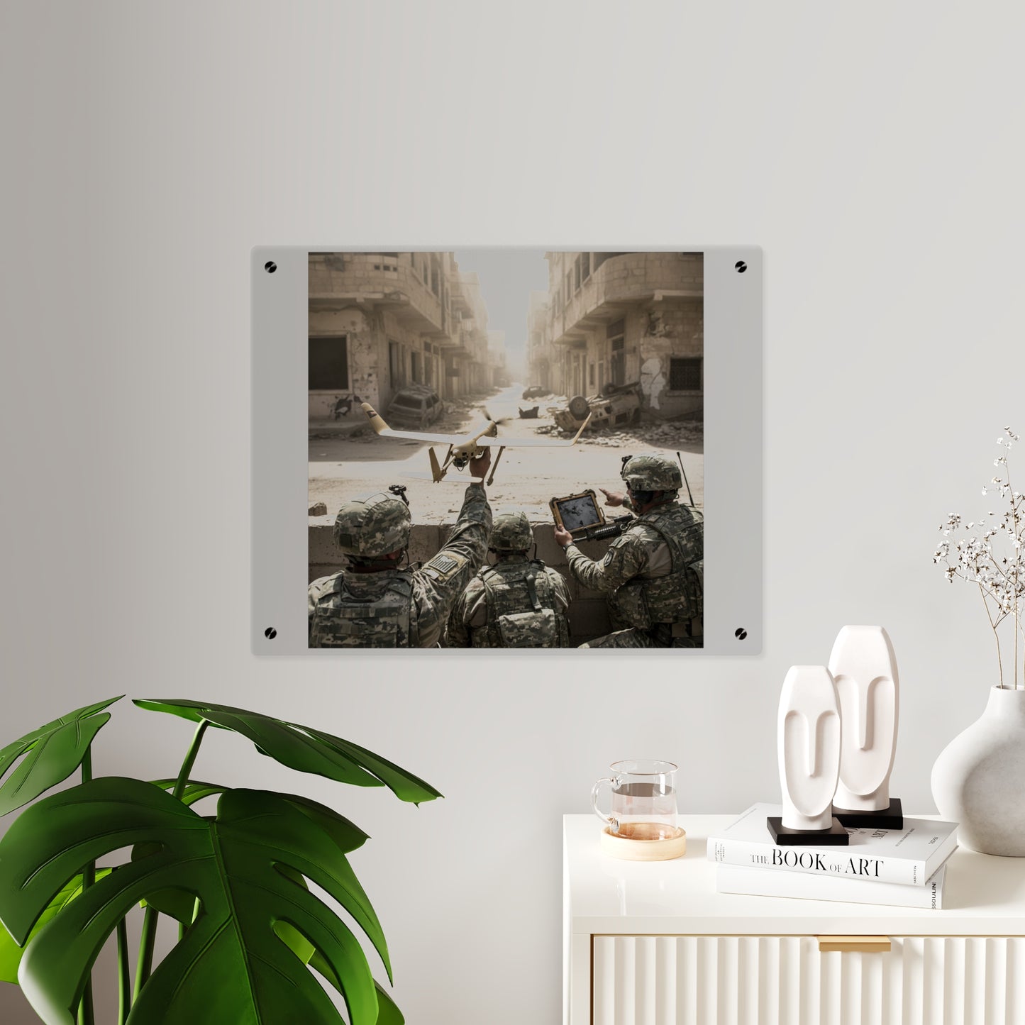 Acrylic Wall Art Panel - UAV Raven in Iraq war