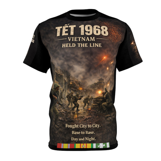 Tet 1968 Vietnam War Veterans' Tribute Tee | All Over Print