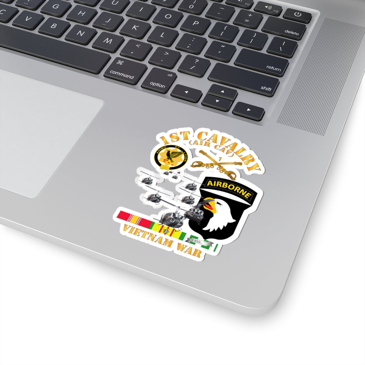 Kiss-Cut Stickers - 1st Cavalry (Air Cav) - 101st Airborne w SVC