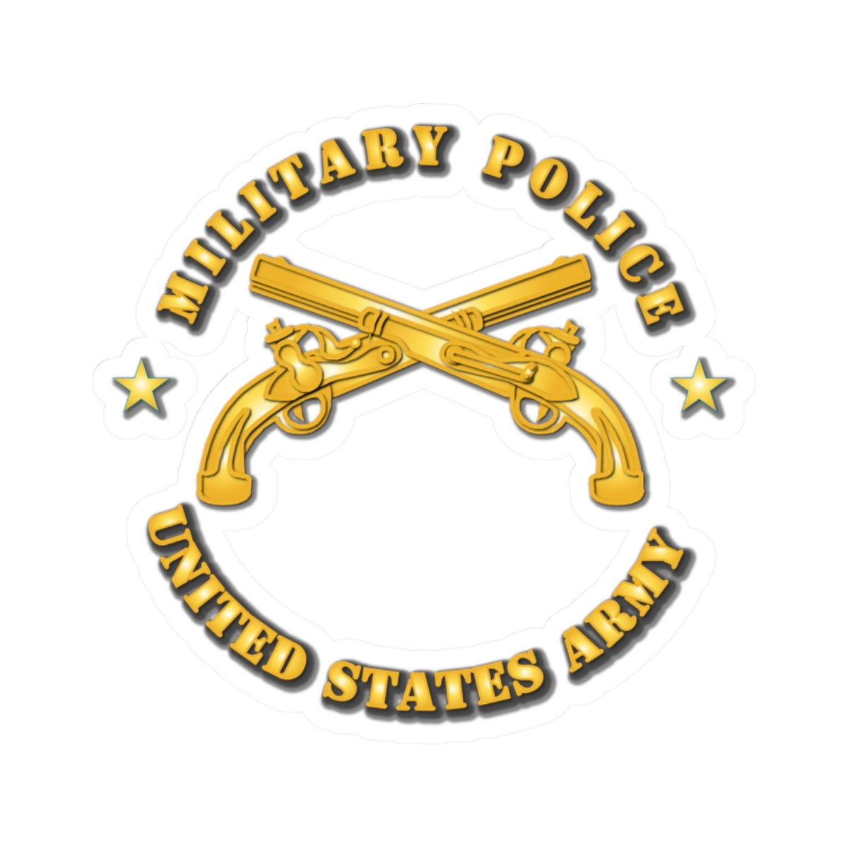 Kiss-Cut Stickers - Military Police - US Army X 300