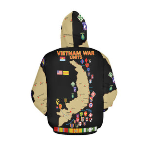 Men's All Over Print Hoodie (USA Size) (Model H13) - Map - Vietnam Units - 3