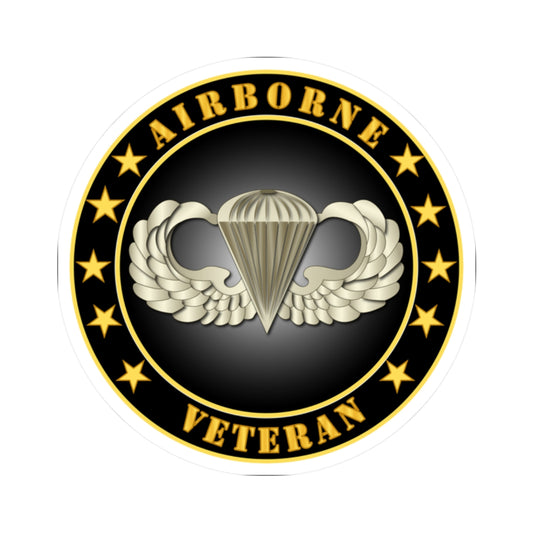 Kiss-Cut Stickers - Airborne Veteran