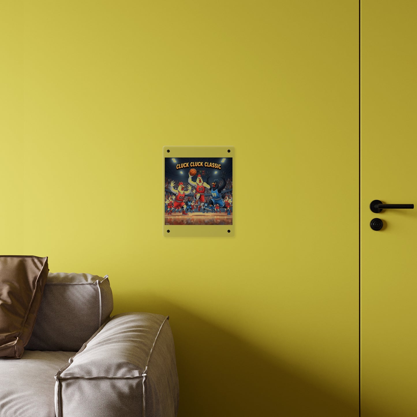 Acrylic Wall Art Panel - Chicken Classic