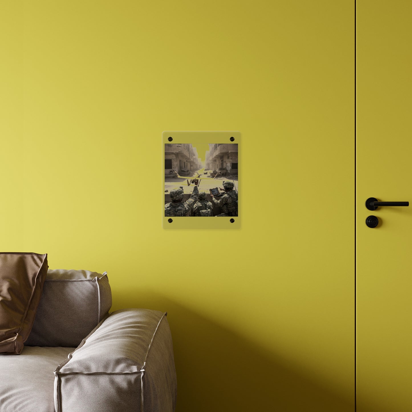 Acrylic Wall Art Panel - UAV Raven in Iraq war