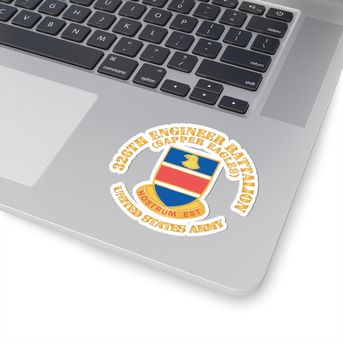 Kiss-Cut Stickers - 326th Engineer Bn - Sapper Eagles X 300