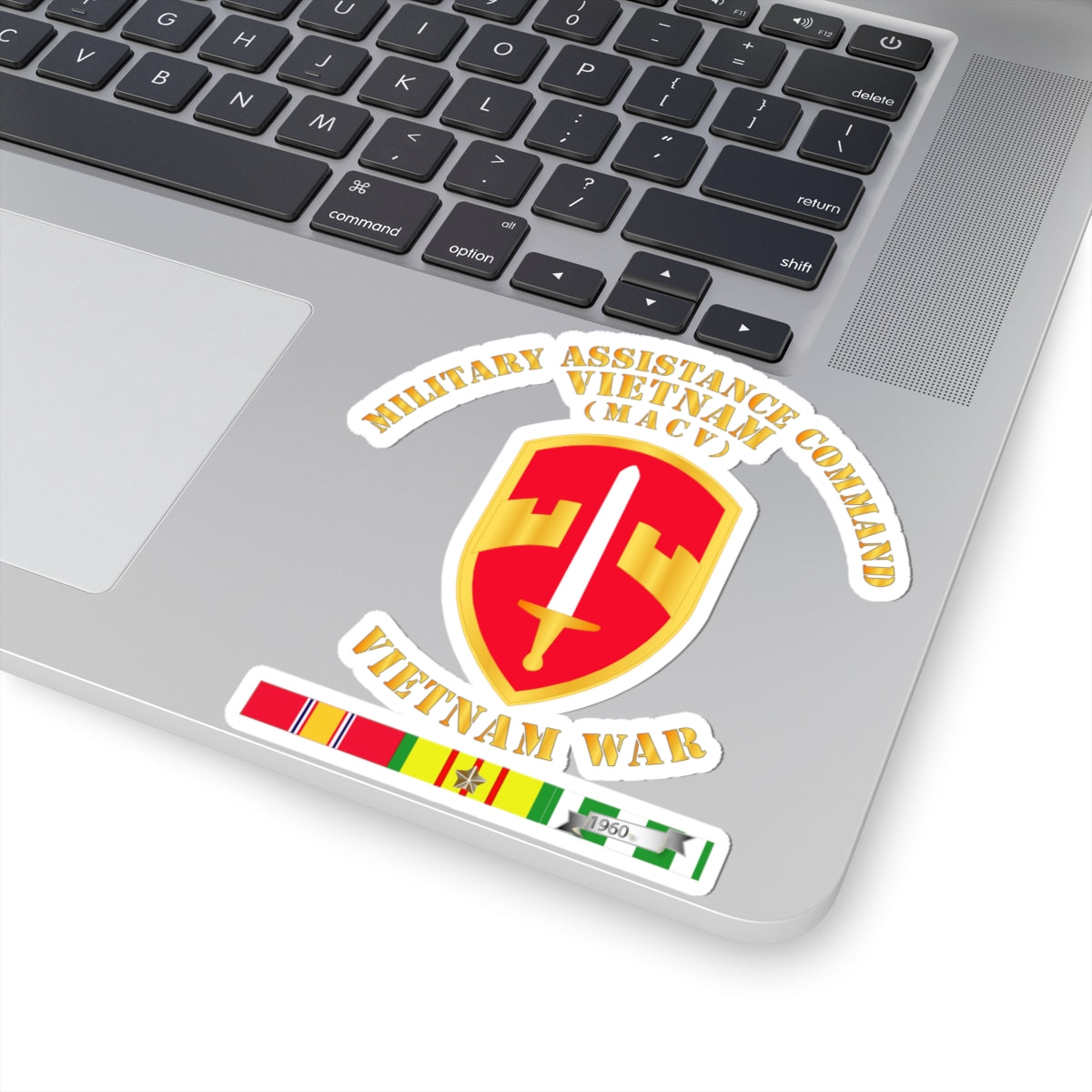 Kiss-Cut Stickers - Military Assistance Cmd Vietnam - MACV - Vietnam War w SVC