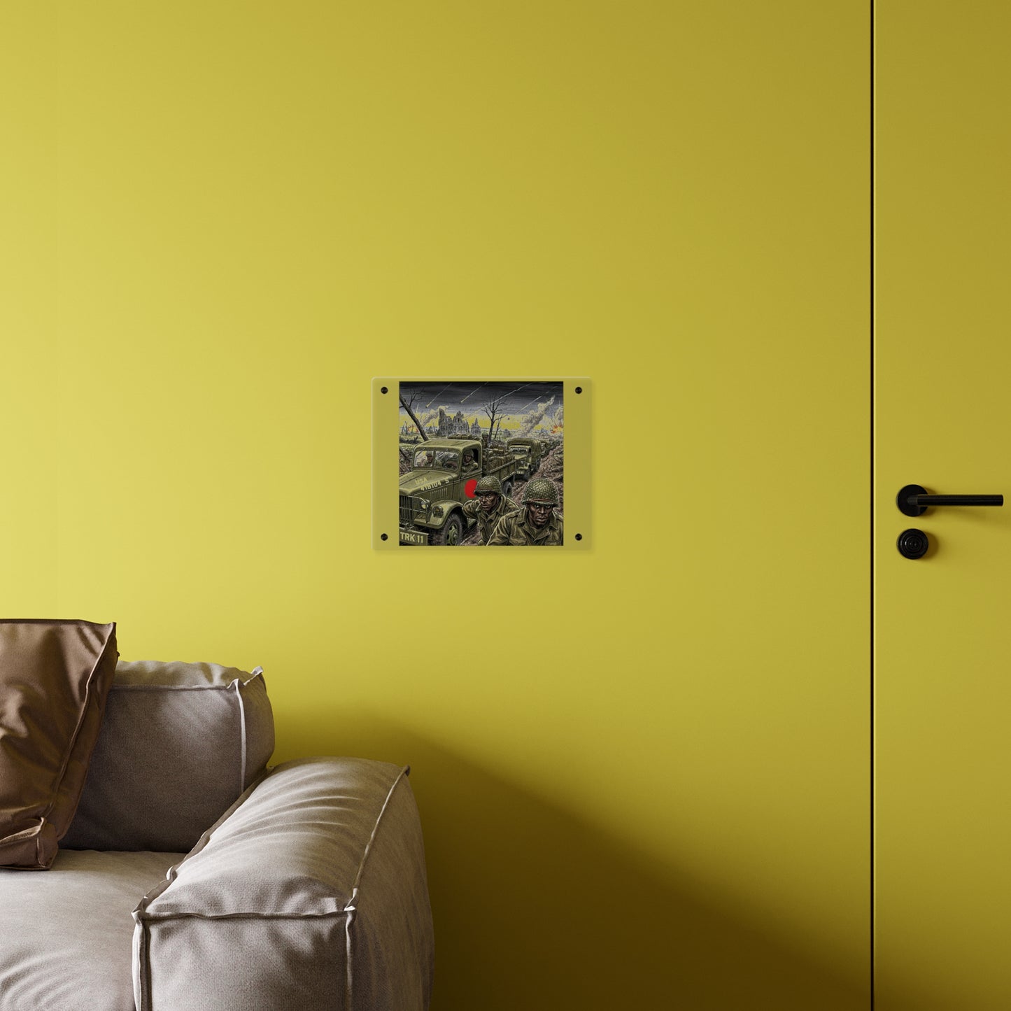 Acrylic Wall Art Panel - RedBall Express w RB