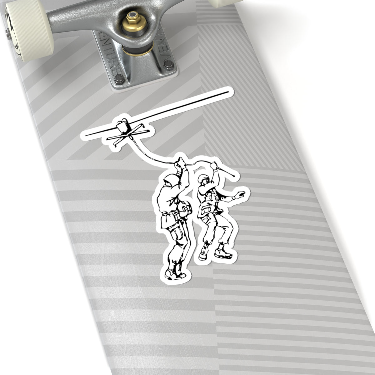 Kiss-Cut Stickers - Airborne - Lateral Drift Trainer - BW X 300