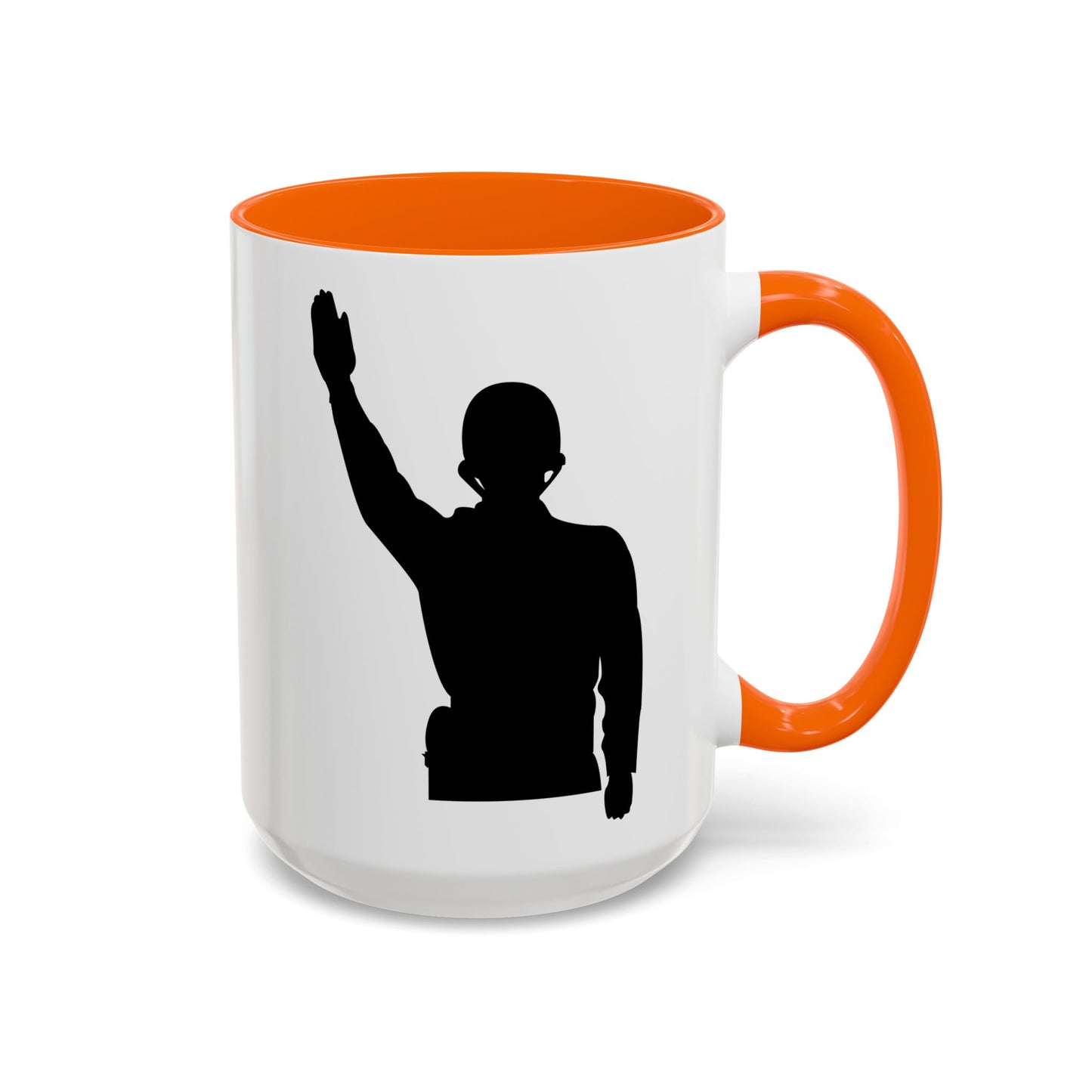 Accent Coffee Mug (11oz & 15oz) - Army - Soldier - Halt - Silhouette X 300