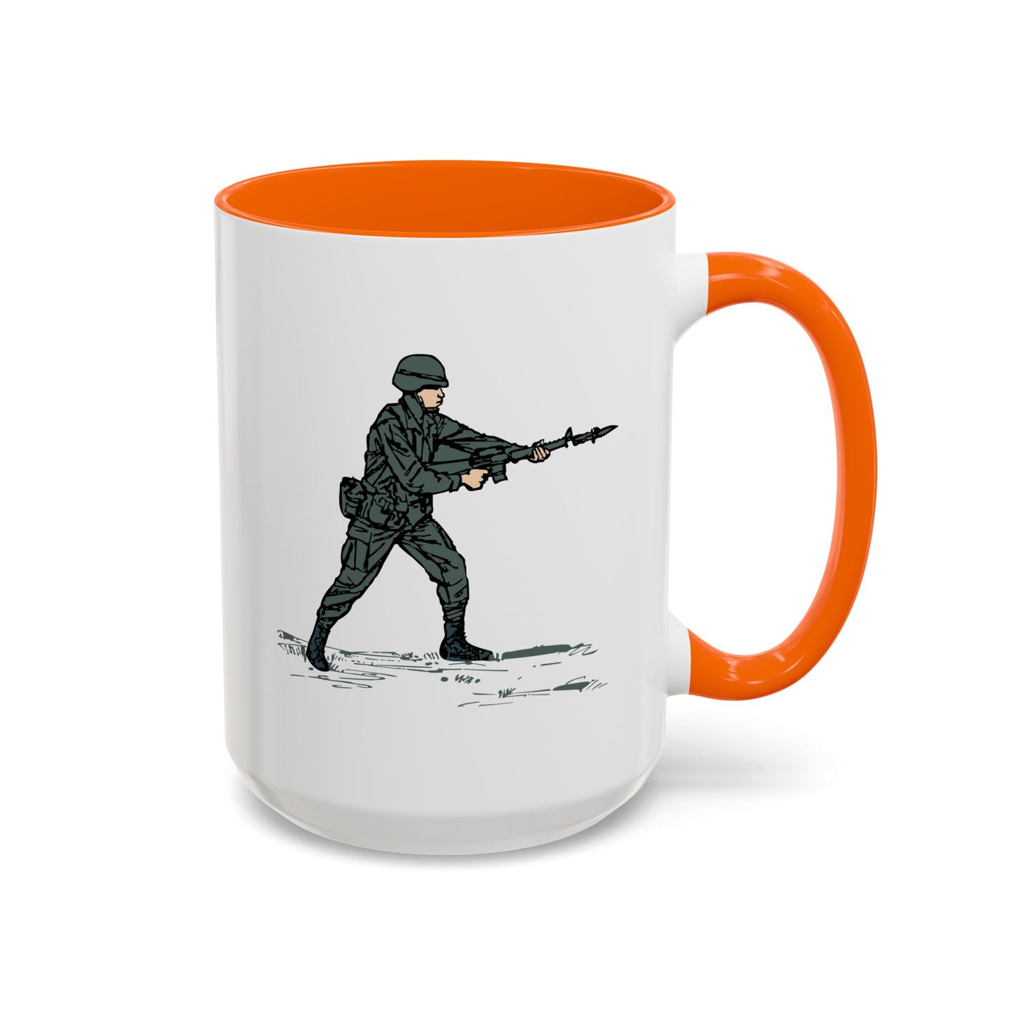 Accent Coffee Mug (11oz & 15oz) - Bayonet Training-Modified Thrust X 300