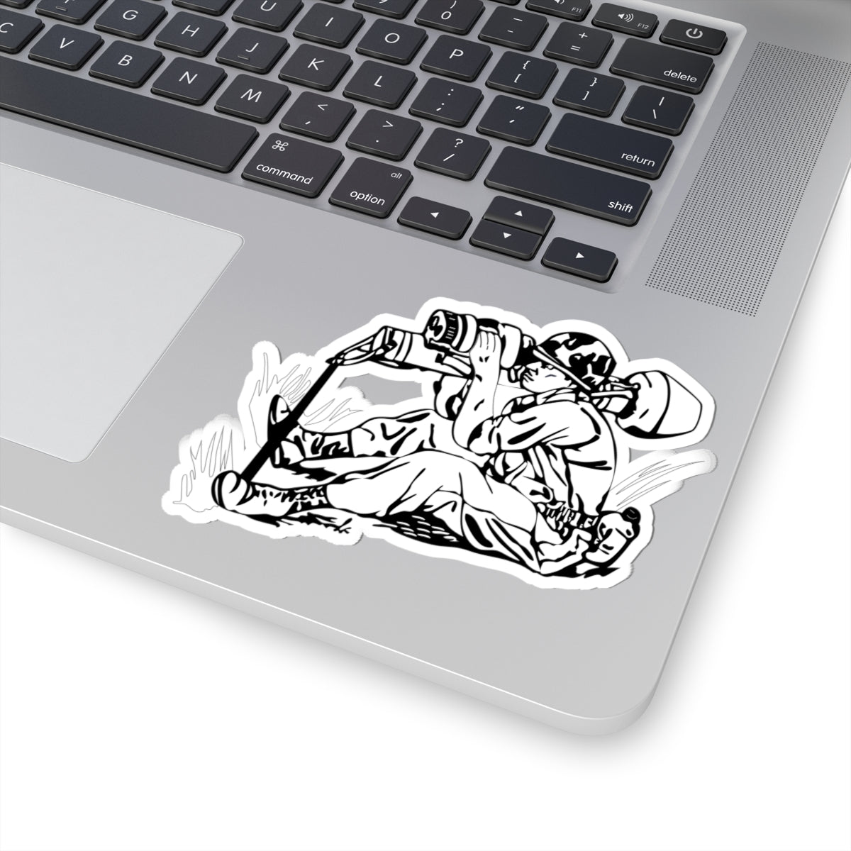 Kiss-Cut Stickers - Anti Armor M47 Dragon - BW X 300