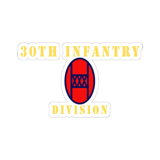 Kiss-Cut Stickers - 30th Infantry Division X 300