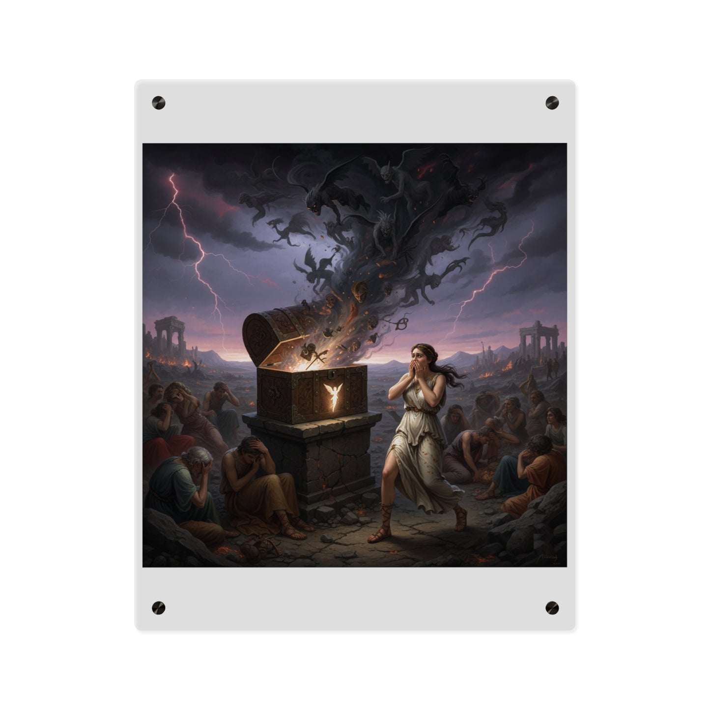 Acrylic Wall Art Panel - Pandoras box