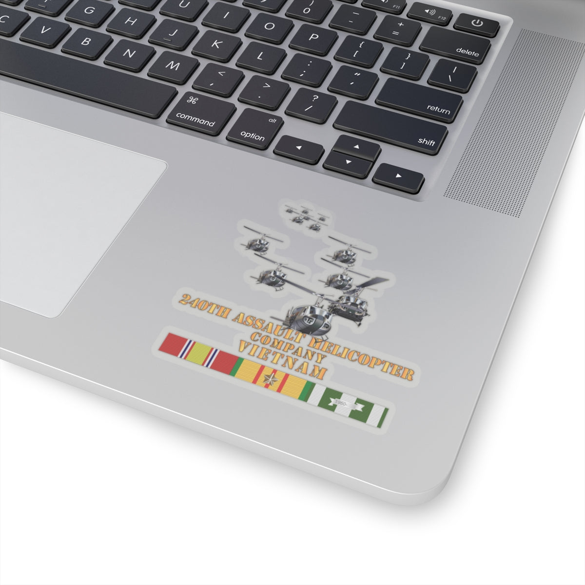 Kiss-Cut Stickers - 240th Assault Helicopter Co w VN SVC