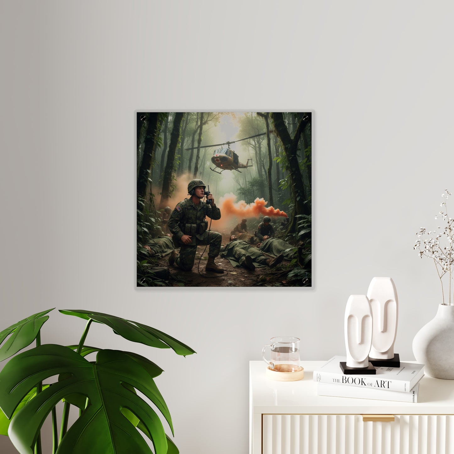 Acrylic Wall Art Panel - Medevac Request - Vietnam