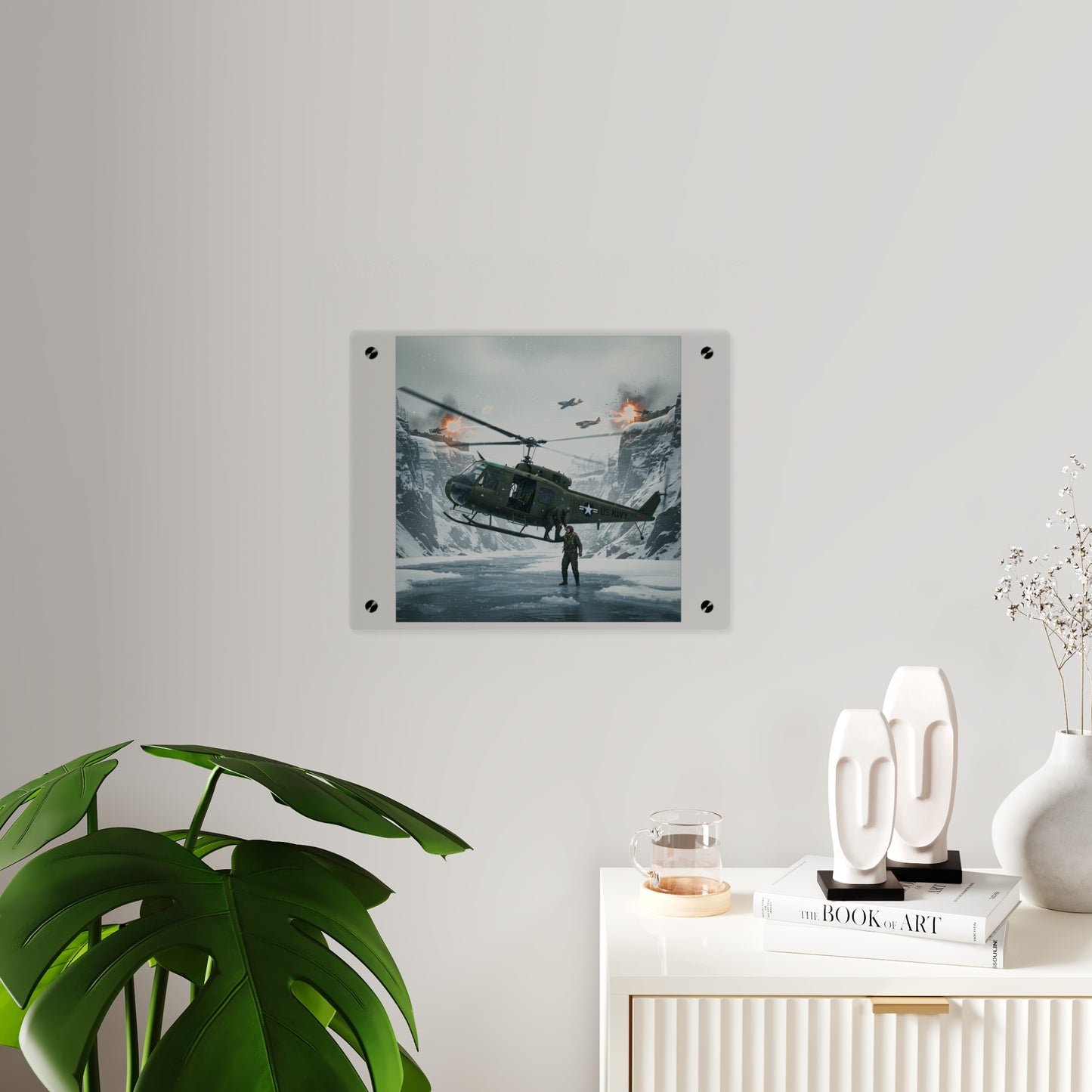 Acrylic Wall Art Panel - Rescue Mission from Majon-ni and Samdong-ni attack - Korean War