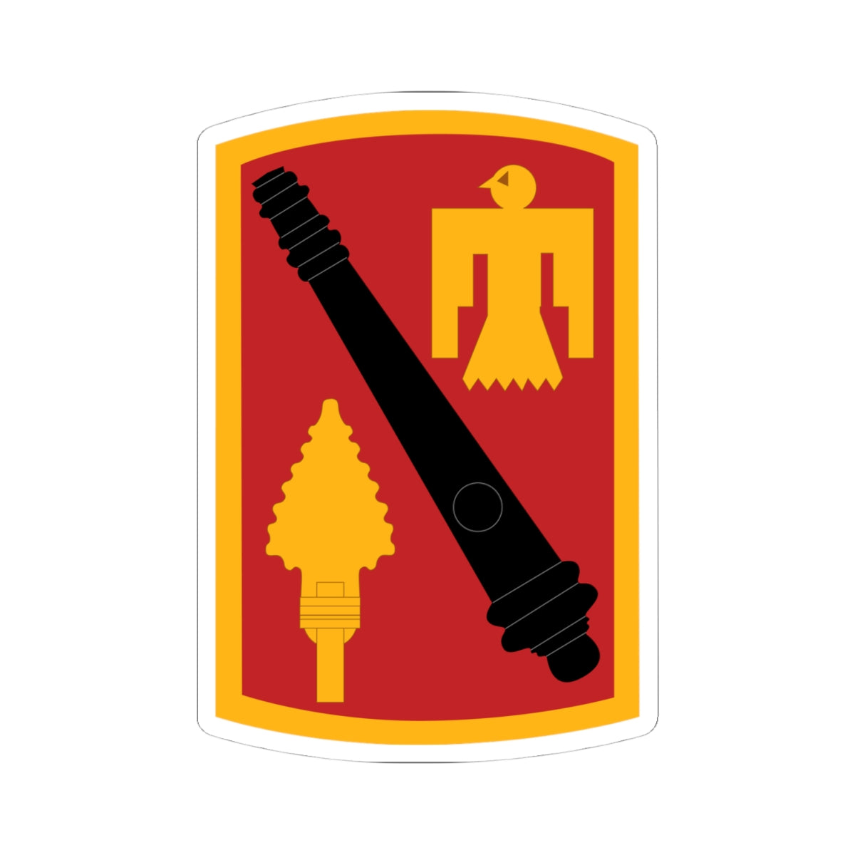 Kiss-Cut Stickers - 45th Artillery (Fires) Brigade wo Txt