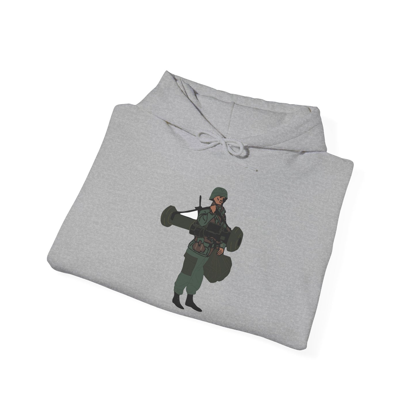 Unisex Heavy Blend Hooded Sweatshirt - Ant Armor Javelin Move X 300