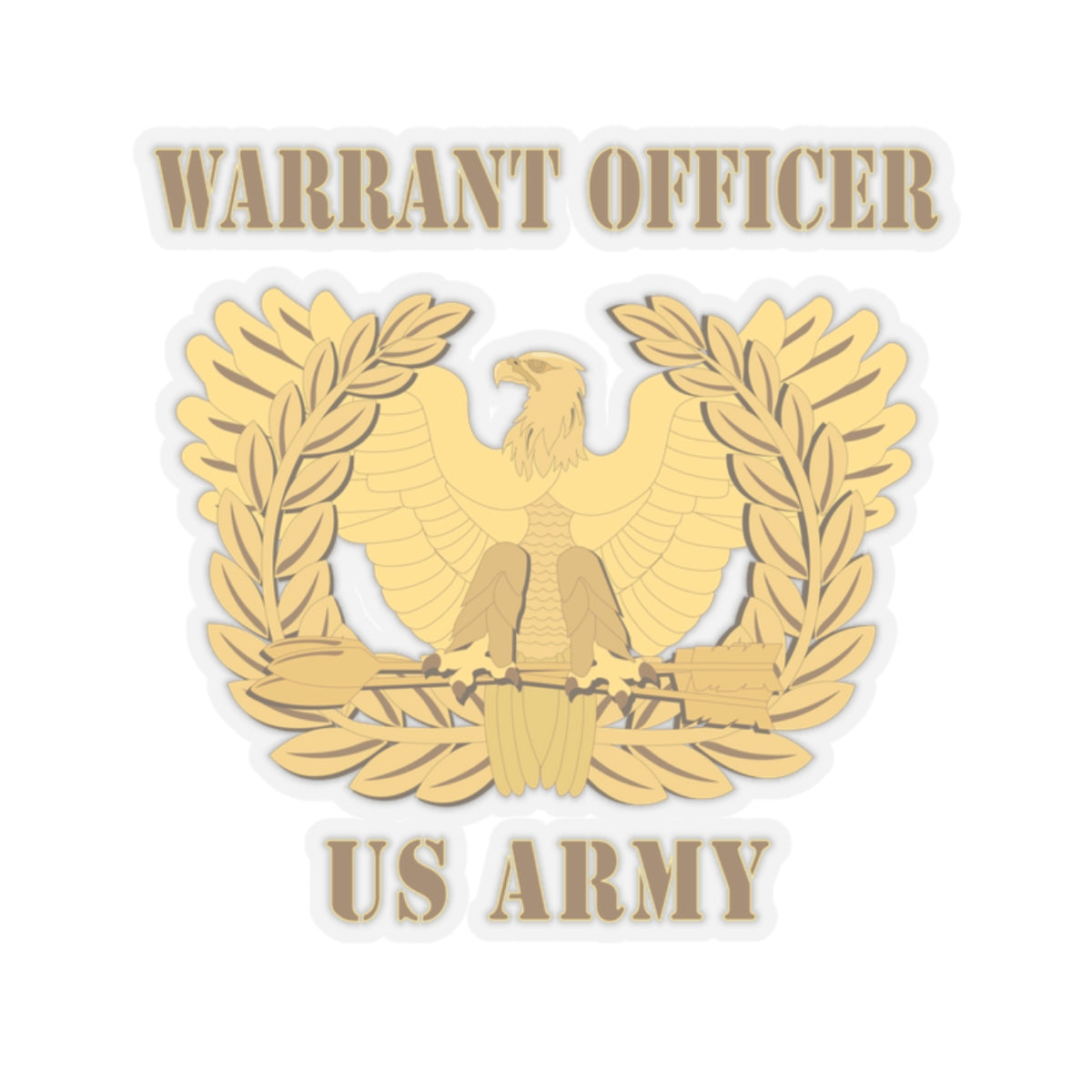 Kiss-Cut Stickers - Emblem - Warrant Officer