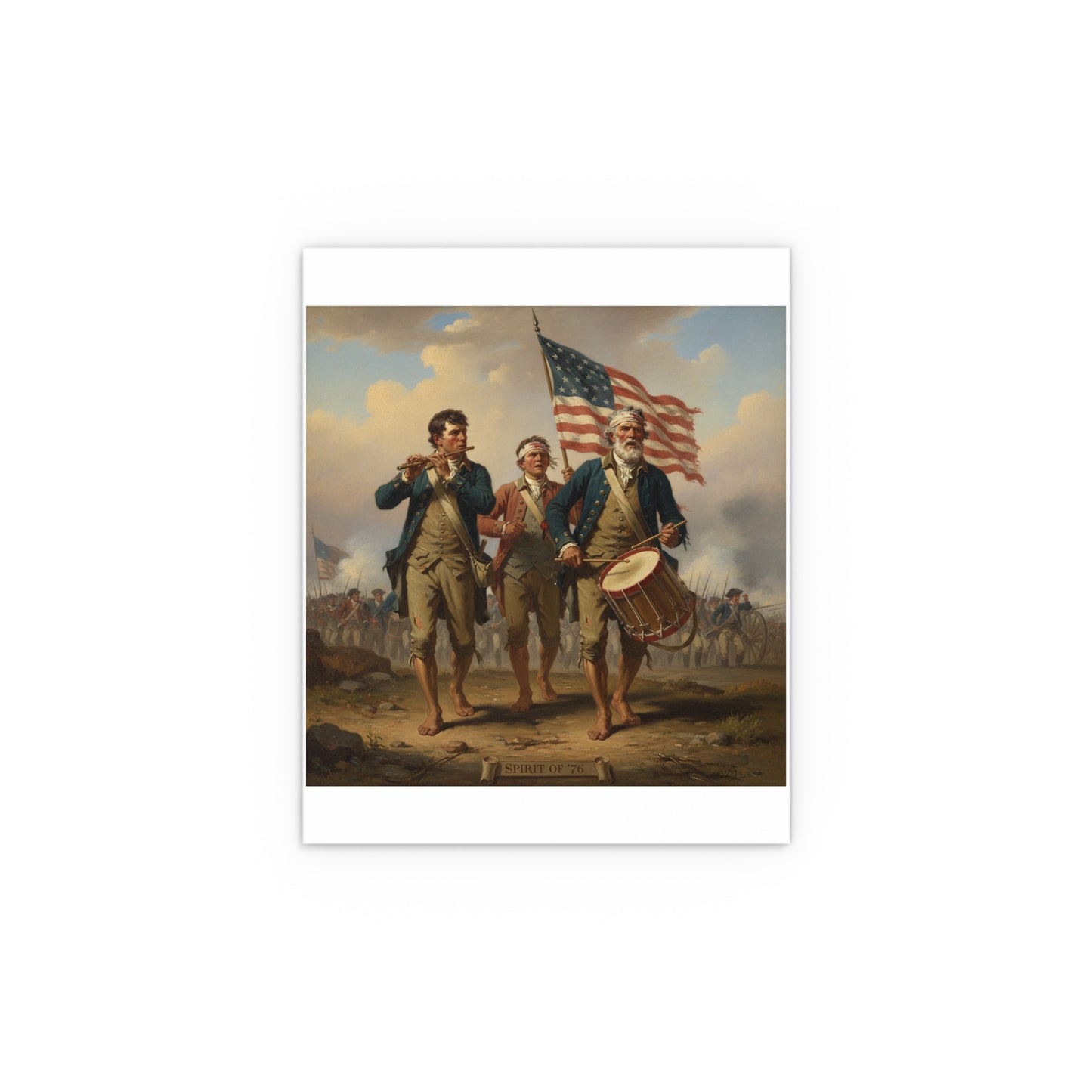 Indoor and Outdoor Silk Posters - Spirit of 76