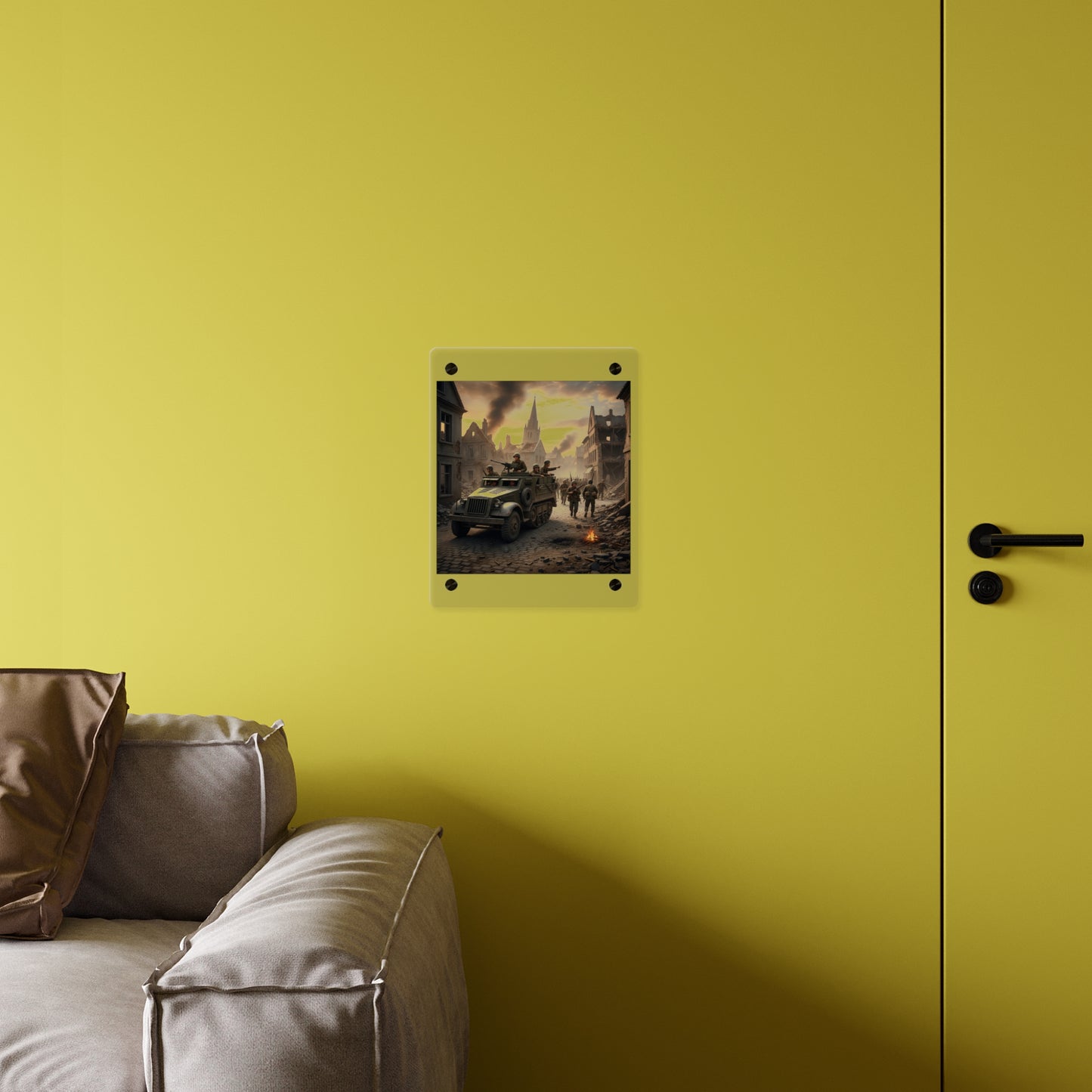 Acrylic Wall Art Panel - M3A1 Half-track