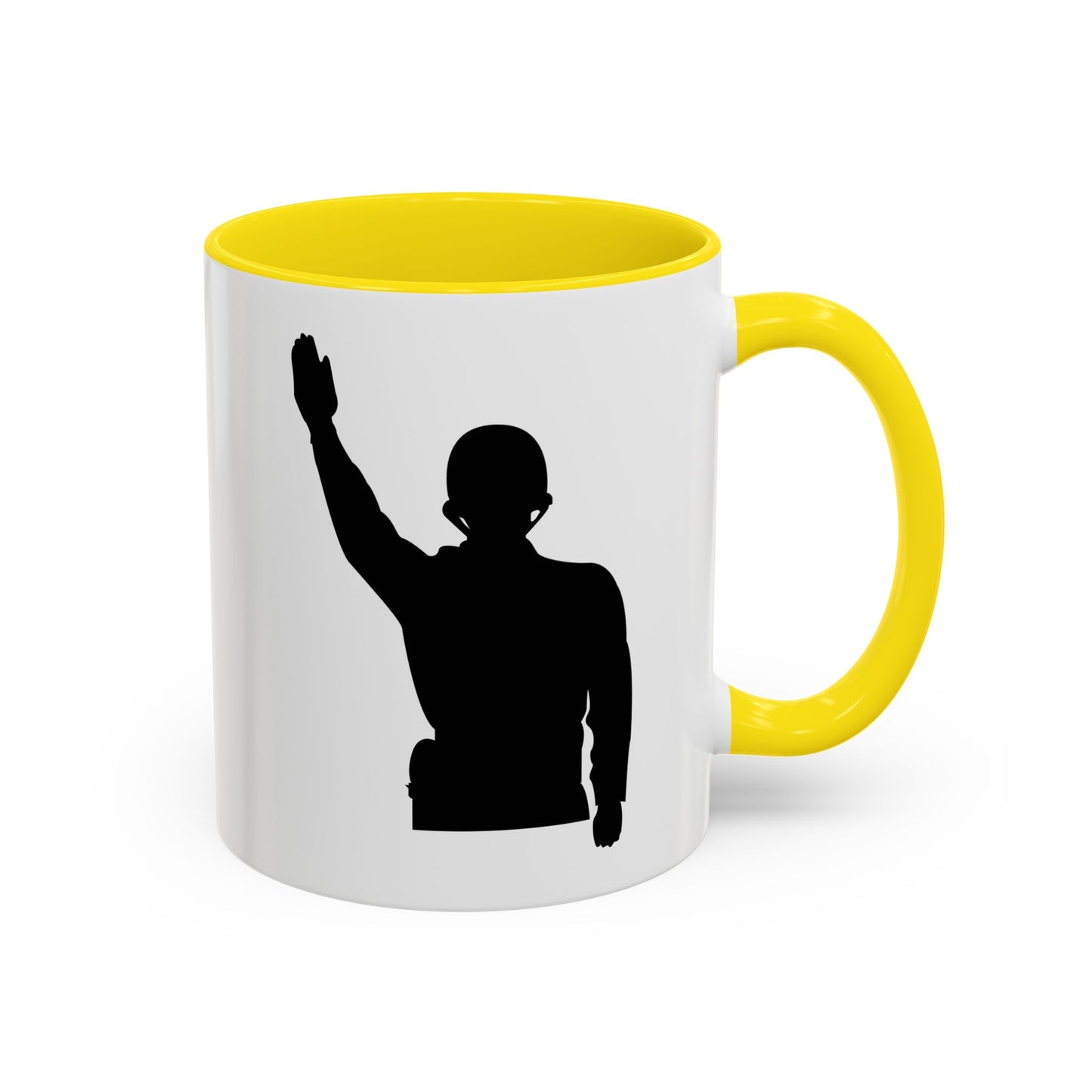 Accent Coffee Mug (11oz & 15oz) - Army - Soldier - Halt - Silhouette X 300