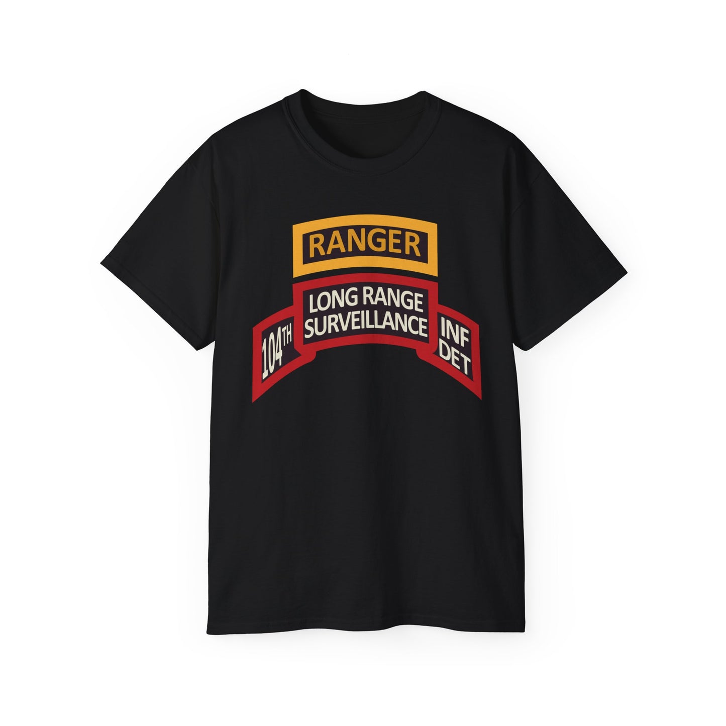 Unisex Ultra Cotton - LRS - 10th Inf Det - Ranger Tab