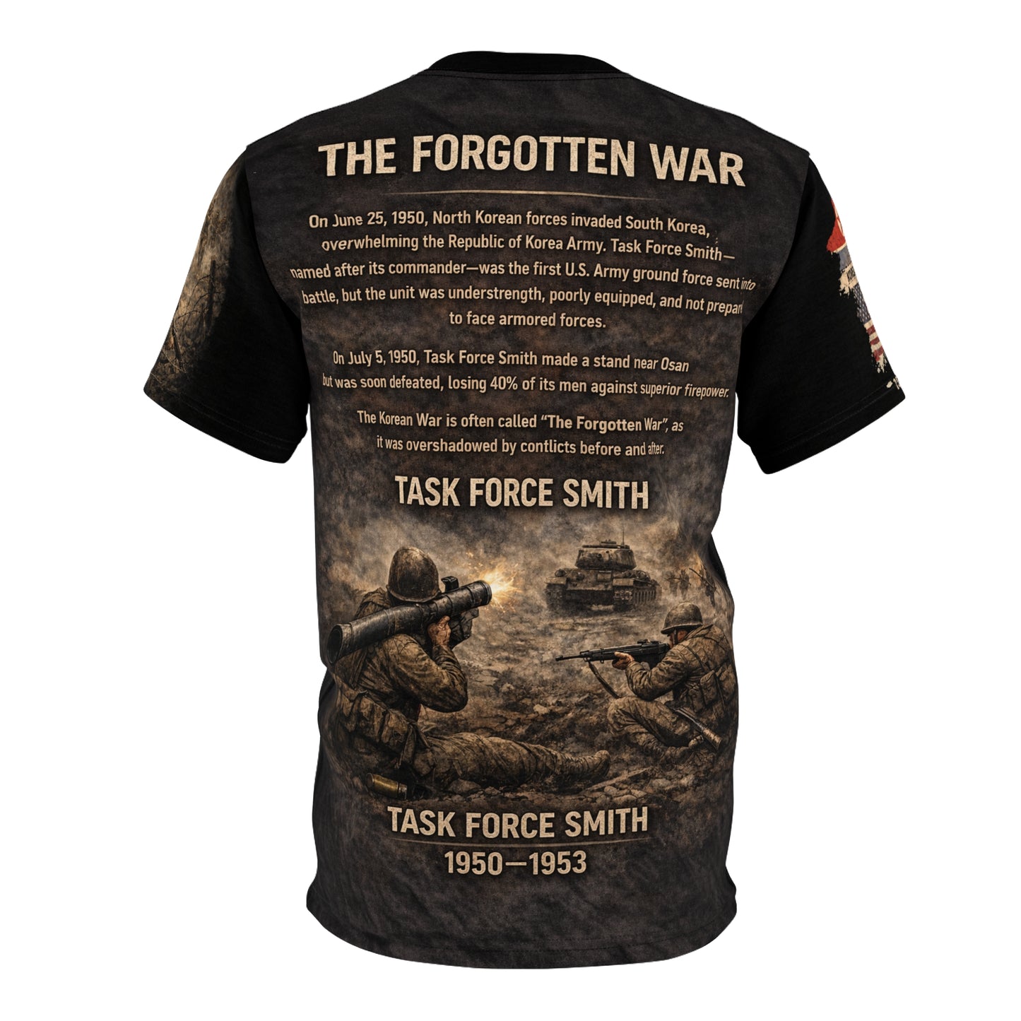 Korean War 'Task Force Smith - First Fight' Tribute Tee