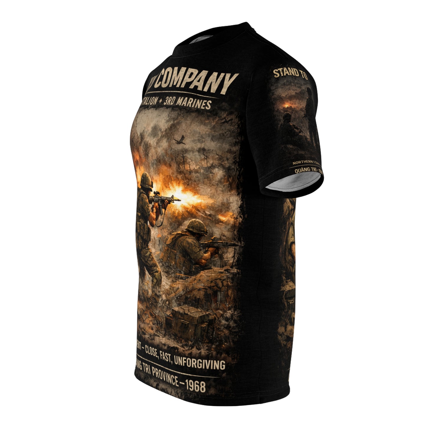 Marine Tribute Tee — "Surviving the Fire Fight" (Kilo Co., 4/3)