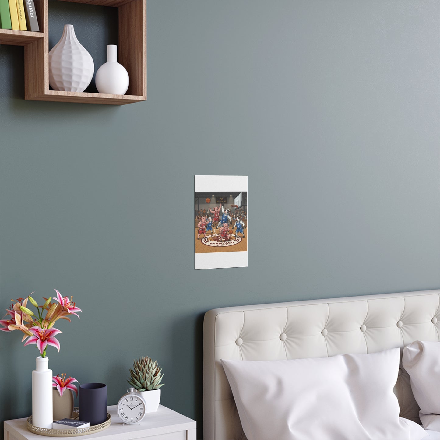 Indoor and Outdoor Silk Posters - Pigs vs Cows