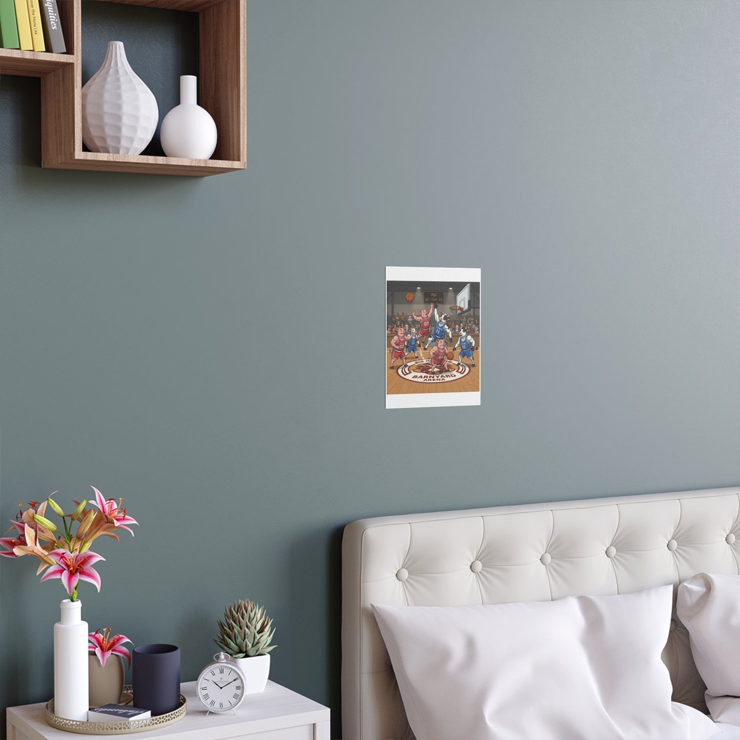 Indoor and Outdoor Silk Posters - Pigs vs Cows