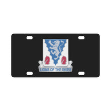 Load image into Gallery viewer, 401st Glider Infantry Regiment - DUI X 300 Classic License Plate
