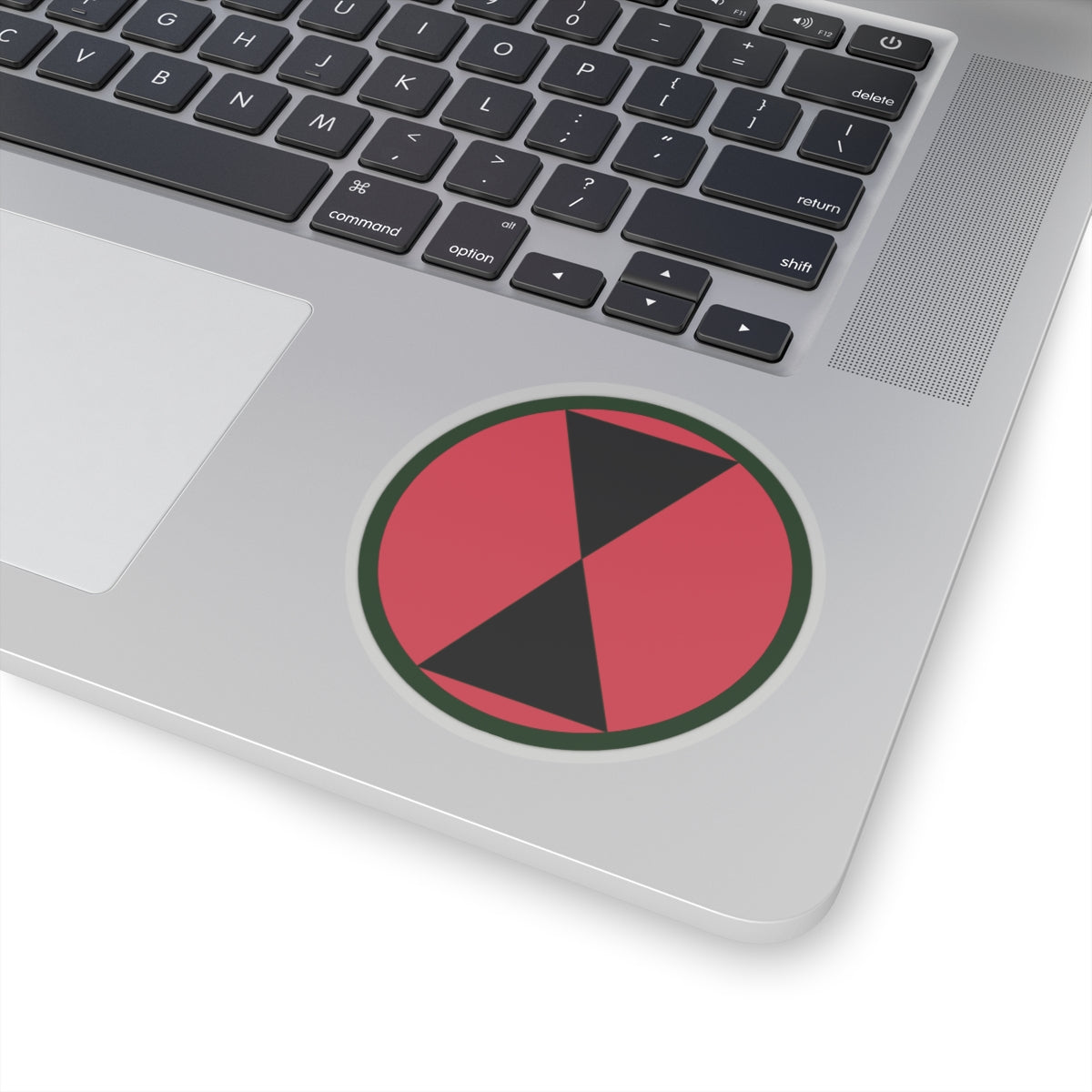 A kiss-Cut Stickers depicting the 7th Infantry Division