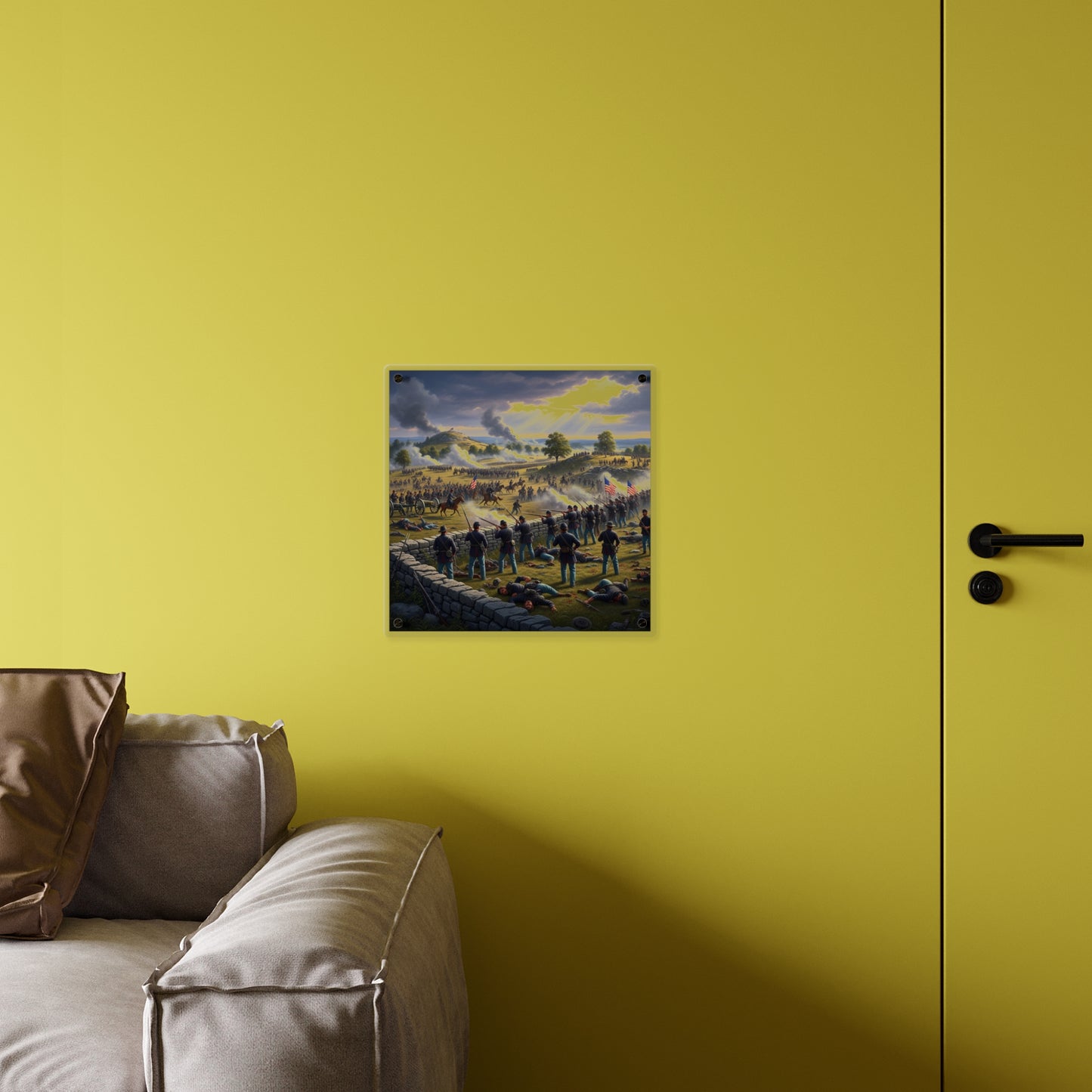 Acrylic Wall Art Panel - Battle of Gettysburg