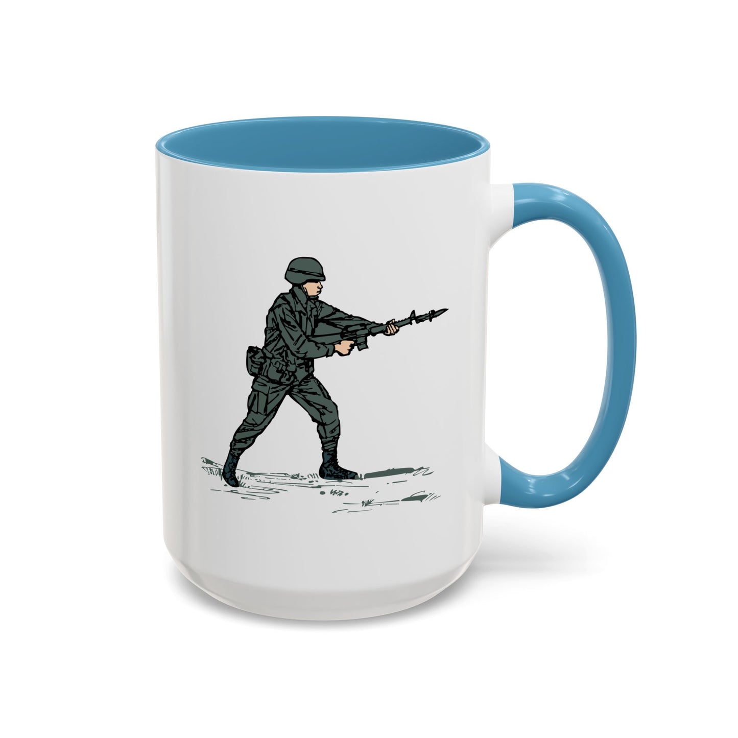 Accent Coffee Mug (11oz & 15oz) - Bayonet Training-Modified Thrust X 300