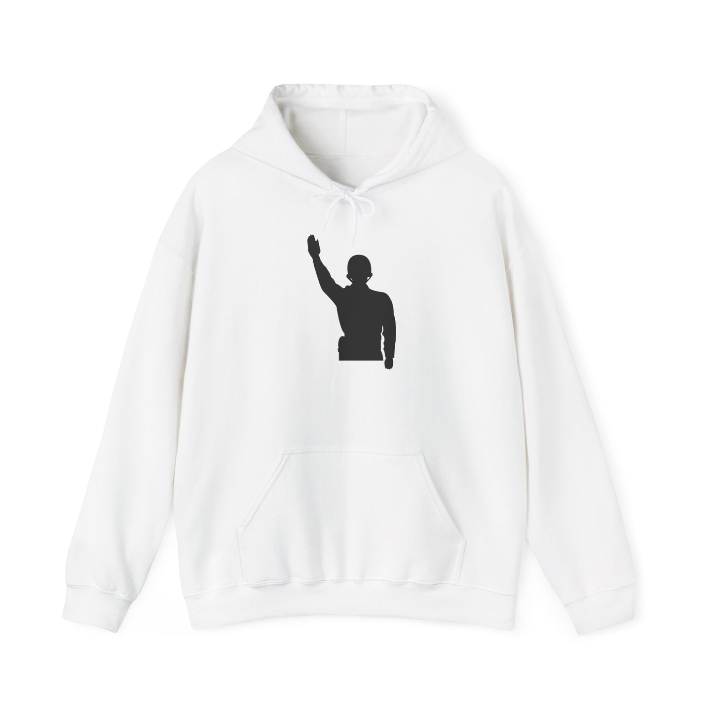 Unisex Heavy Blend Hooded Sweatshirt -Army - Soldier - Halt - Silhouette X 300