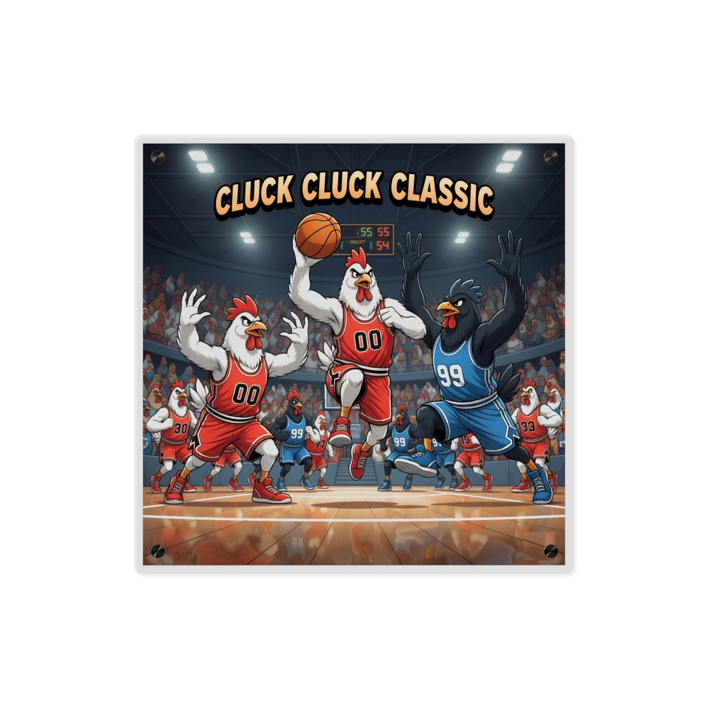 Acrylic Wall Art Panel - Chicken Classic