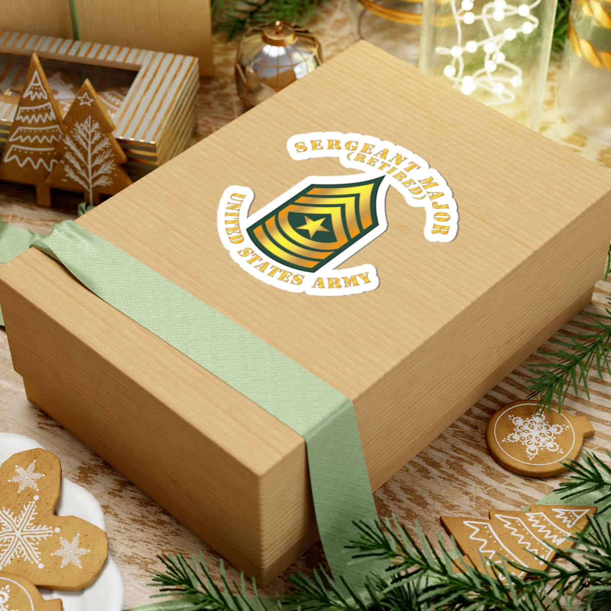 Kiss-Cut Stickers - Sergeant Major - SGM - Retired