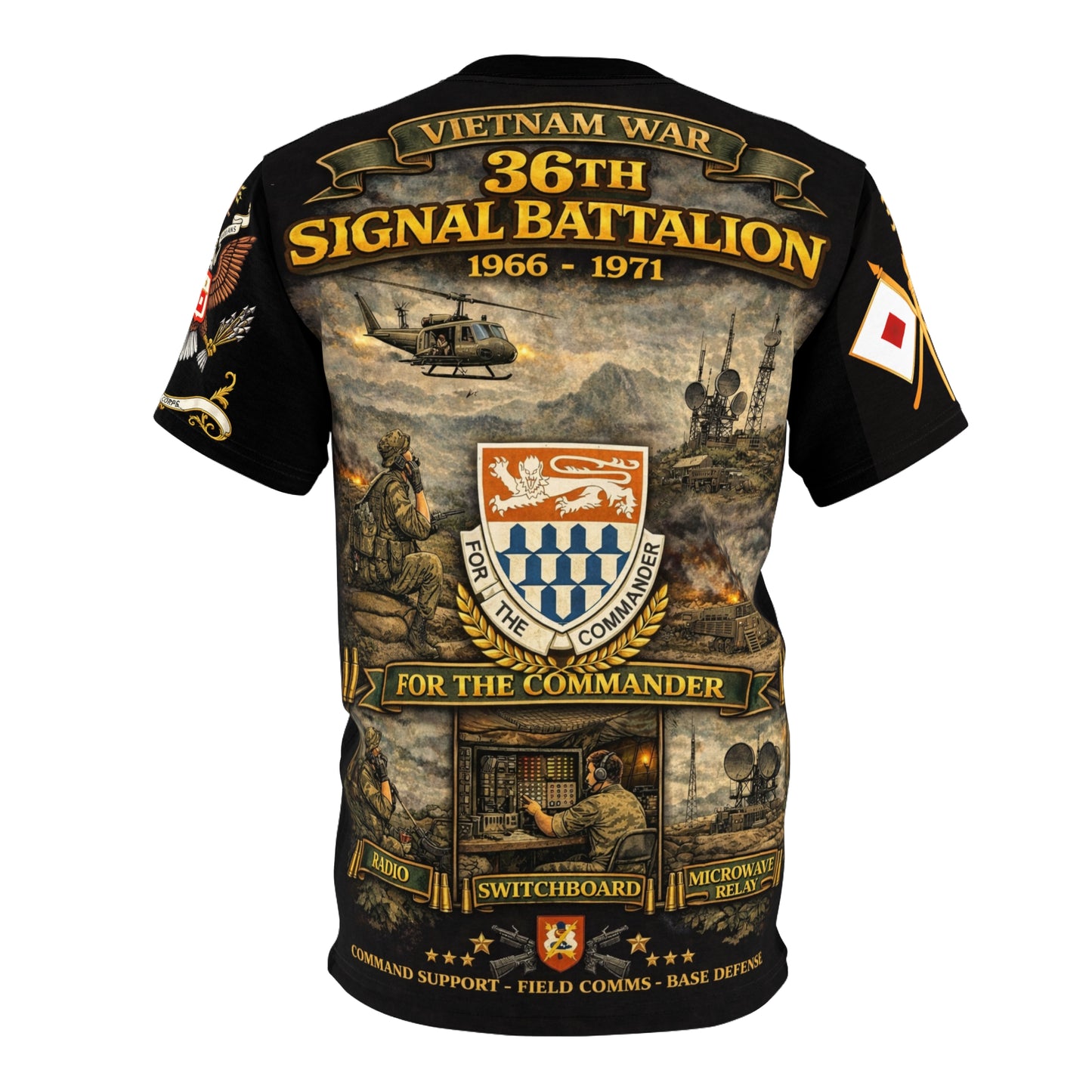 36th Signal Battalion Vietnam Service Tribute Tee | All-Over Print