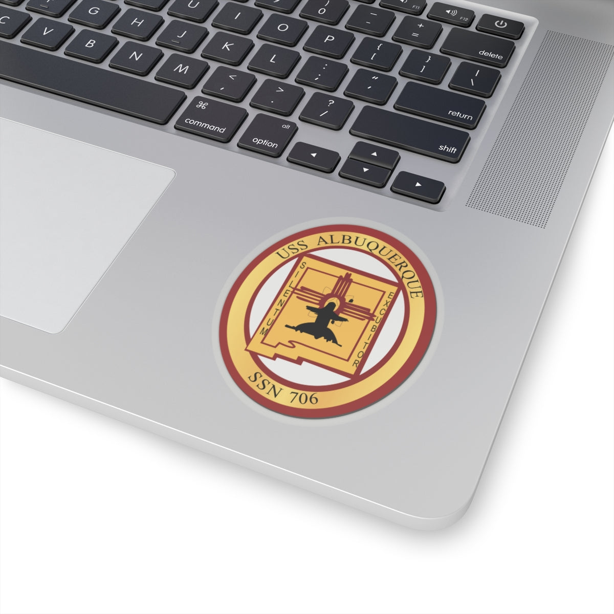 Kiss-Cut Stickers - Navy - USS Albuquerque (SSN-706) wo Txt