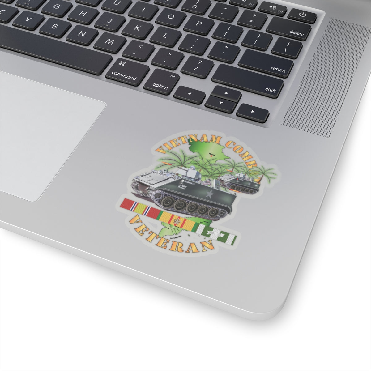 Kiss-Cut Stickers - Vietnam Combat Vet - w APCs