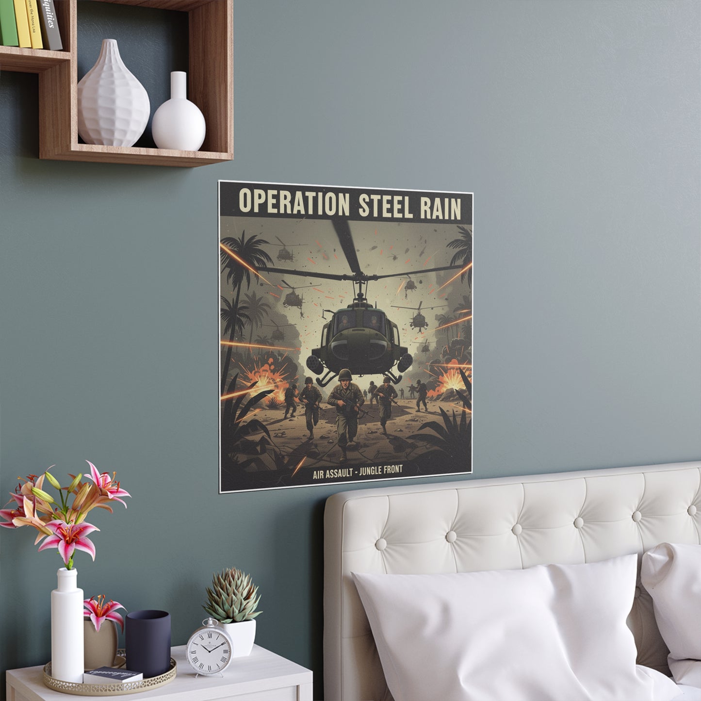 Indoor and Outdoor Silk Posters - Air Assault - Vietnam - Operation Steel Rain