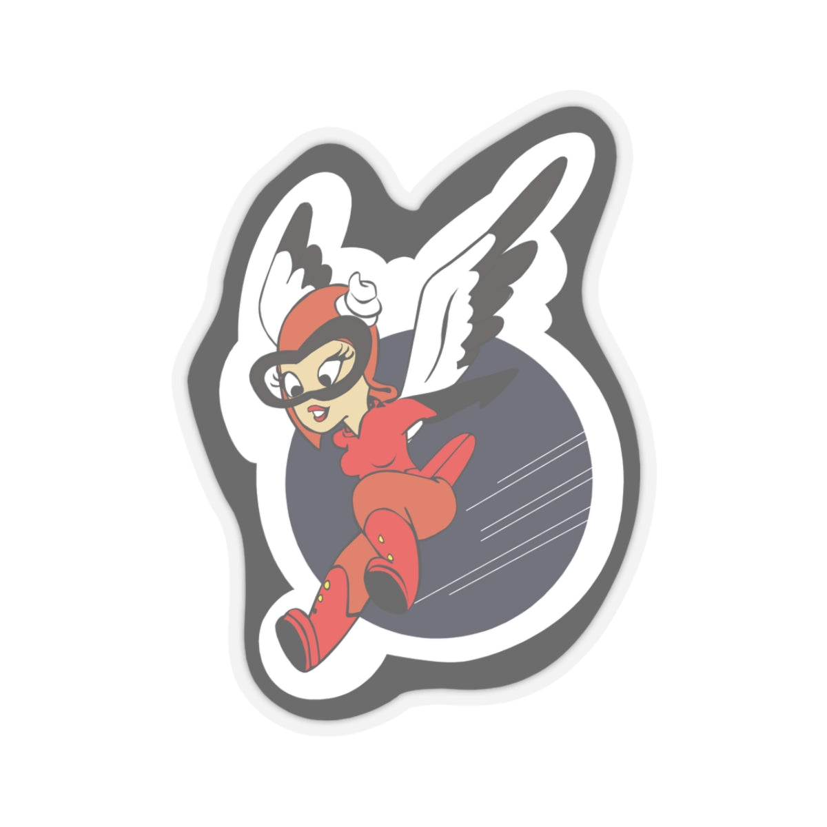 Kiss-Cut Stickers - WASP - Finella - WWII wo Txt
