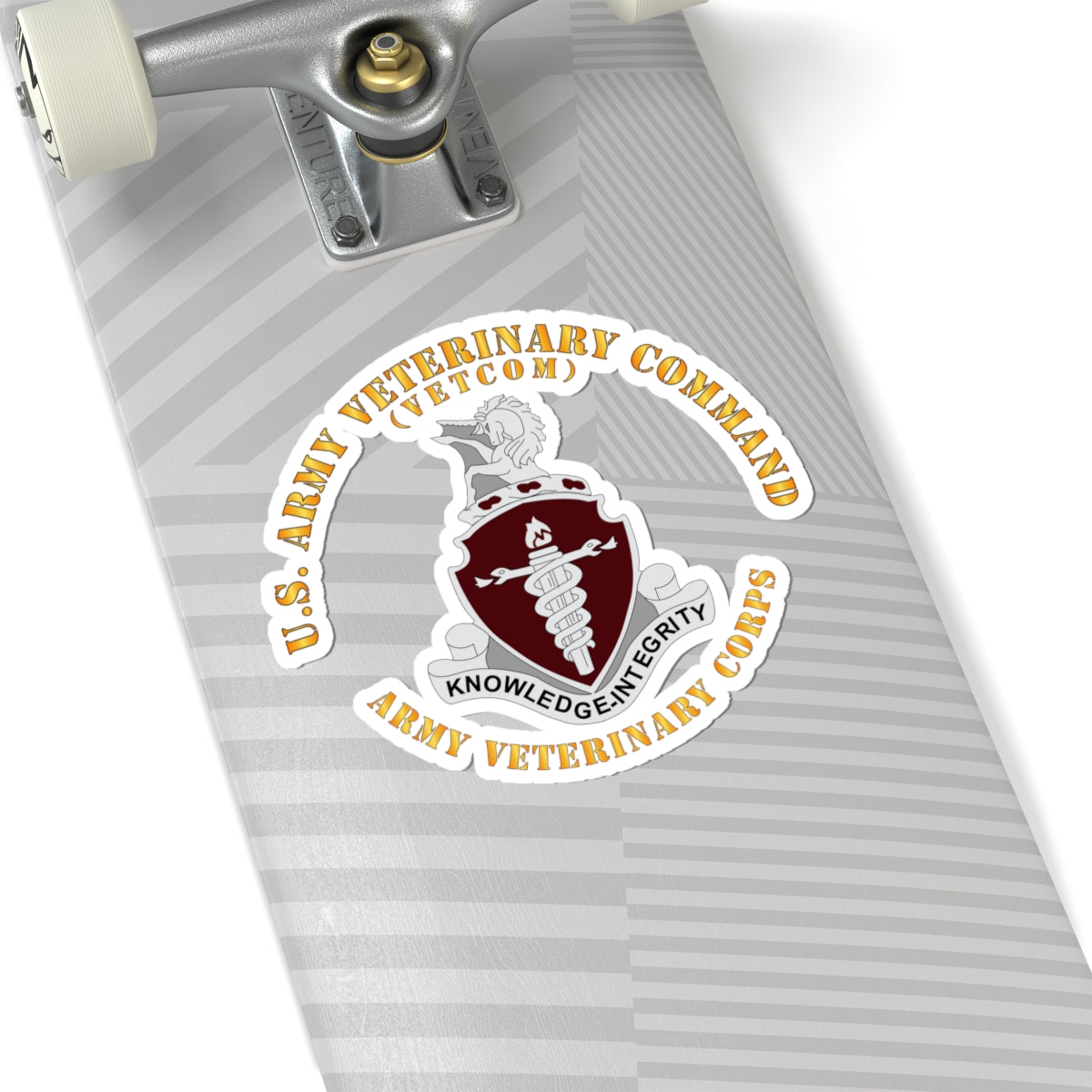Kiss-Cut Stickers - US Veterinary Command - VETCOM - Veterinary Corps
