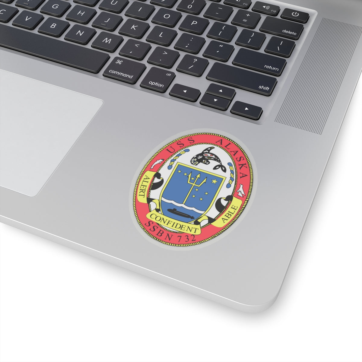 Kiss-Cut Stickers - Navy - USS Alaska (SSBN 732) wo Txt