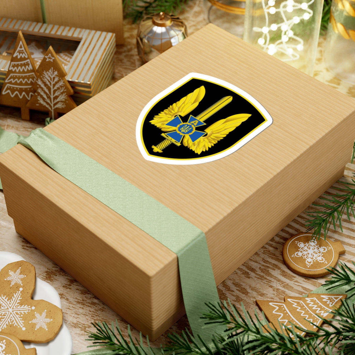 Kiss-Cut Stickers - Ukraine - Alpha Group - Ukrainian Spetsnaz wo Txt  X 300