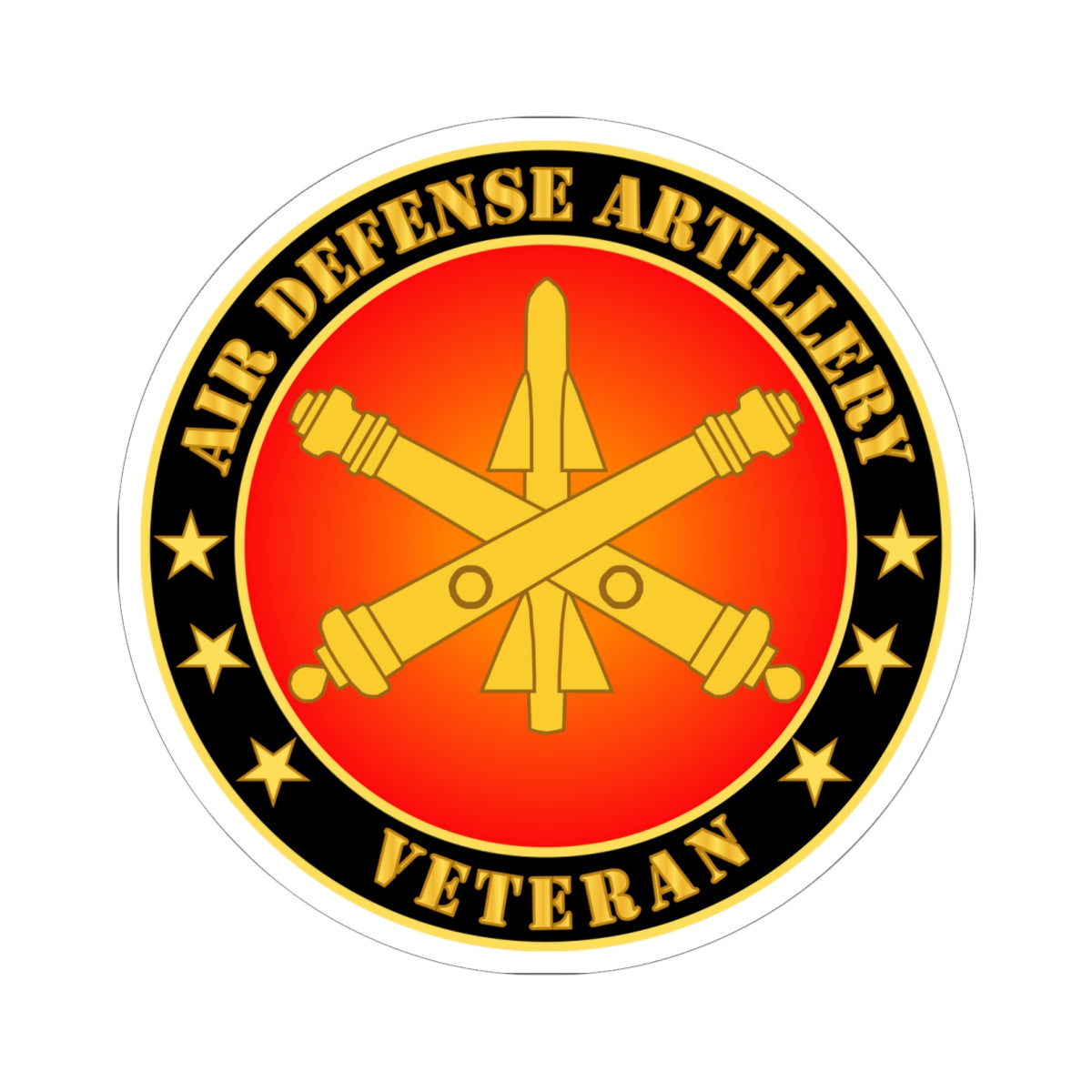 Kiss-Cut Stickers - Air Defense Artillery Veteran