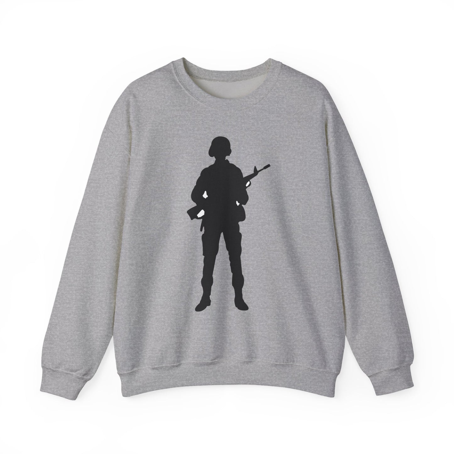 Crewneck Sweatshirt - Army - Soldier - Silhouette X 300